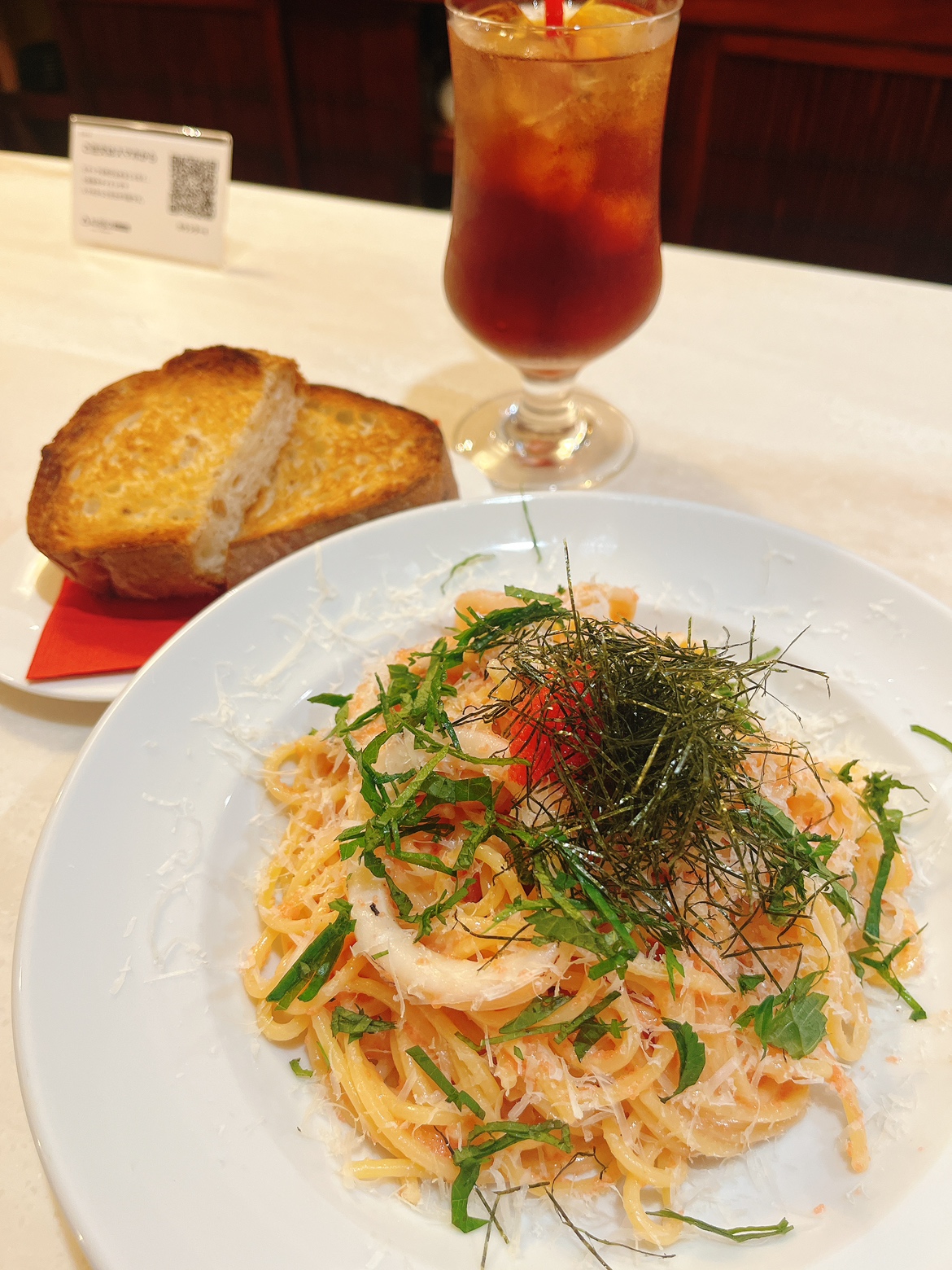 bistro Ubu - 明太子のパスタ